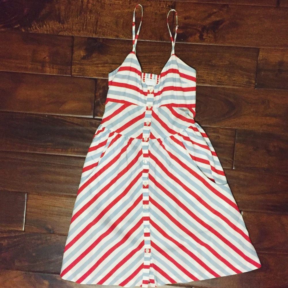 UO Cooperative Striped Nautical Summer Dress